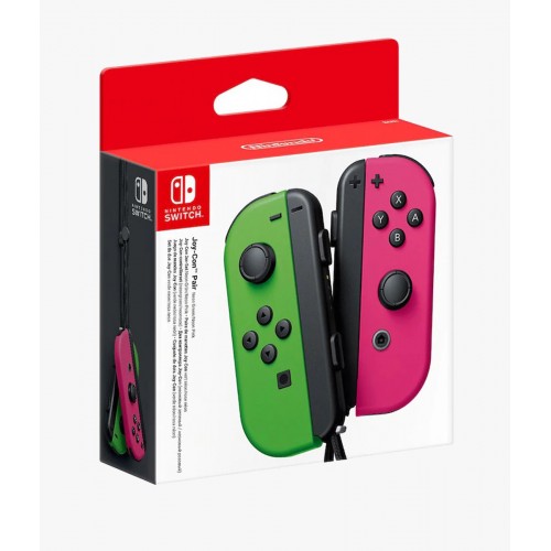 Nintendo Switch Joy-Con Controller Pair - Neon Green & Pink - Green / Pink